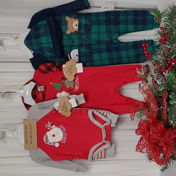 Baby Boy Holiday Bundle (3-6M) - Picture 1 of 13